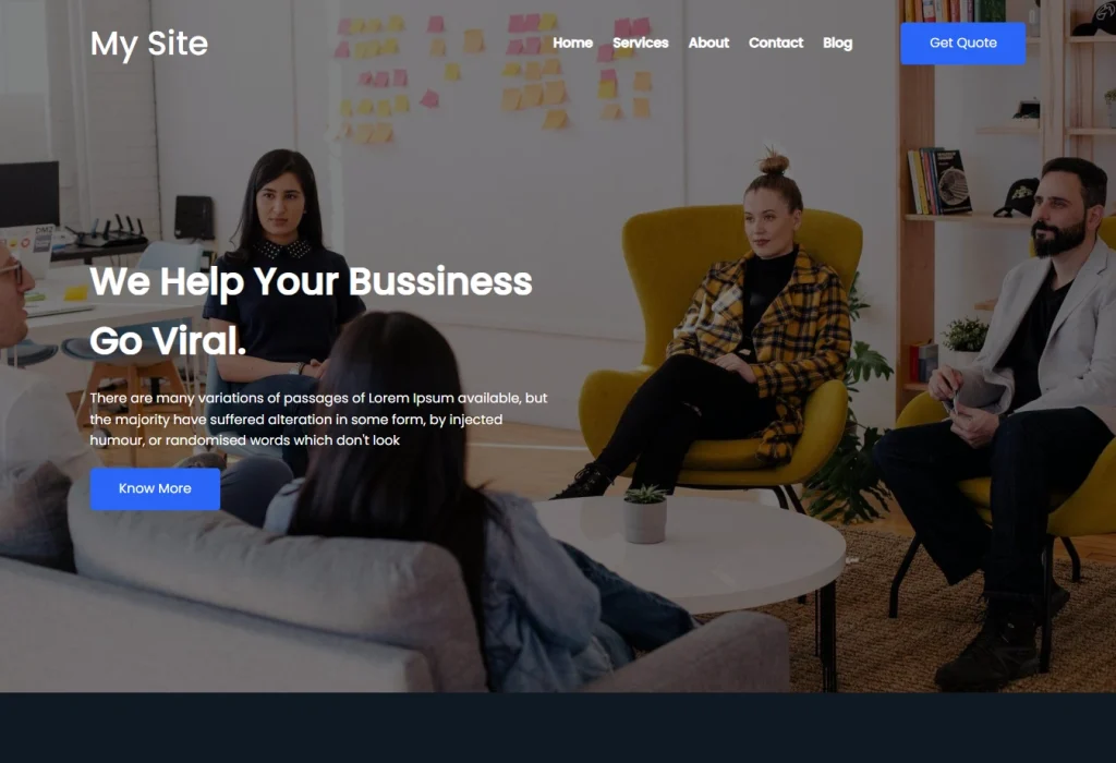 Business Consultancy Website Template SitePad Website Builder | Ryel Digital