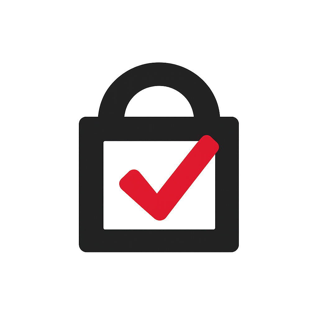 Malware scan security icon