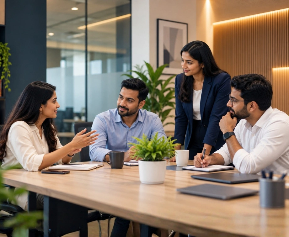 Ryel ONE business and technology professionals collaborating on enterprise cloud and digital transformation solutions.